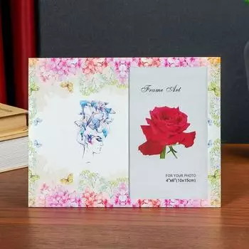 Фоторамка Девушка и орхидеи (22 см)