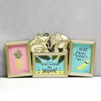 Фоторамка Два слона (2х43х22 см)