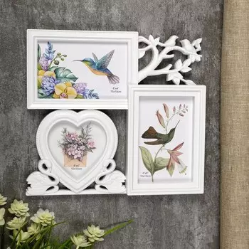 Фоторамка Фламинго и птички (28 см)