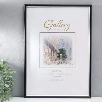 Фоторамка Frame (44х32х2 см) цвет: черный, серебряный