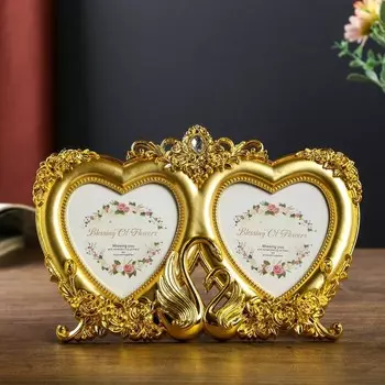 Фоторамка Лебеди в розах (24 см)