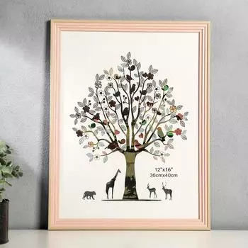 Фоторамка Лестница, розовая джинса (34 см)