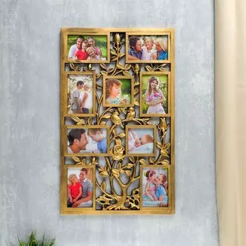 Фоторамка Птицы на розовом кусте (65х40,5 см)