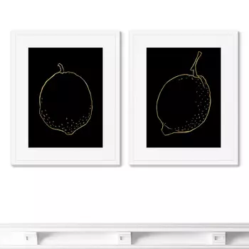 Fruit in the night (42х52 см - 2 шт)