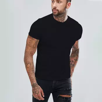 Футболка Basic цвет: черно-синий