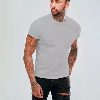 Футболка Basic цвет: светло-серый