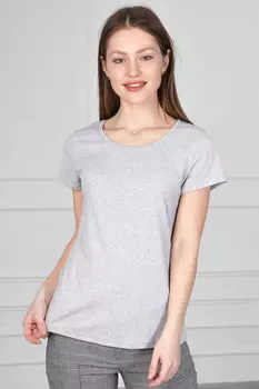 Футболка Derya Цвет: Серый Меланж (58)