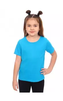 Футболка Дюшес цвет: бирюзовый (128 см)