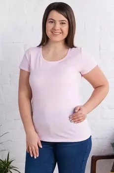 Футболка Lyda Цвет: Бледно-Розовый (50)