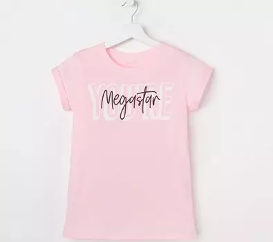 Футболка Megastar Цвет: Розовый (40-42)