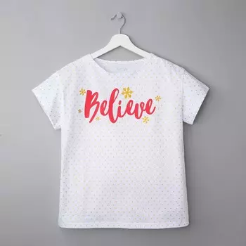 Футболка Merry And Bright Цвет: Белый, Красный (40-42)