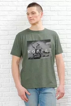 Футболка Pobeda Цвет: Хаки Меланж (58)