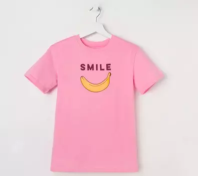 Футболка Smile Цвет: Розовый (40-42)