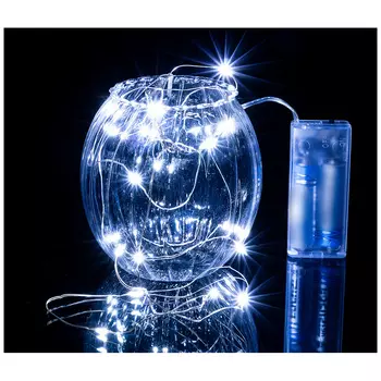 Гирлянда Нить Цвет: Белый Холодный (200 см)