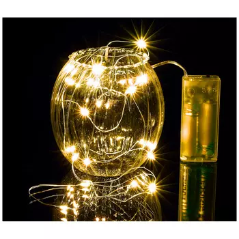 Гирлянда Нить Цвет: Белый Теплый (200 см)