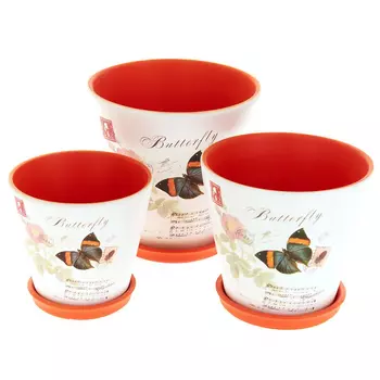 Горшок с поддоном Музыкальный Этюд (Набор)