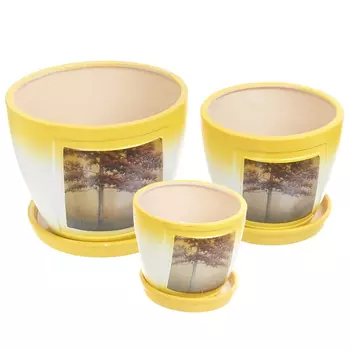 Горшок для цветов Осень (Набор)