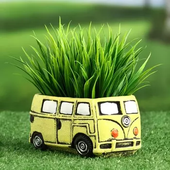 Горшок Автобус (13х8х6 см)