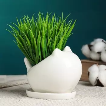 Горшок Котик (11х5х9 см)