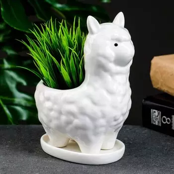 Горшок Лама Лёля (15х8х12 см)