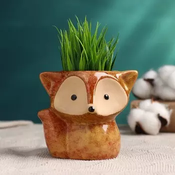 Горшок Лисенок Фред (8х9х9 см)