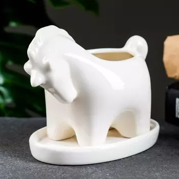 Горшок Лошадка (13х7х10 см)