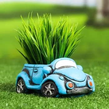 Горшок Машинка (13х7х7 см)