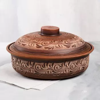 Горшок Сковородка в ассортименте (28х28х9 см)