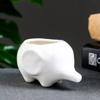 Горшок Слоник Уайти (10х7х7 см)