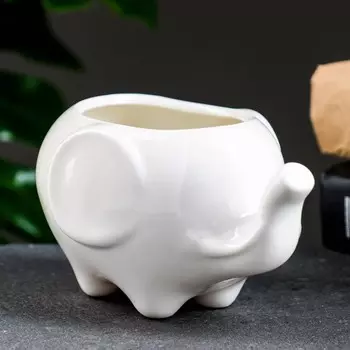 Горшок Слоник Уайти (13х9х8 см)