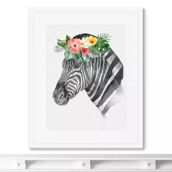 Graceful zebra (42х52 см)