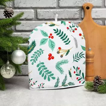 Грелка на чайник Сhristmas leaves (28х28 см)