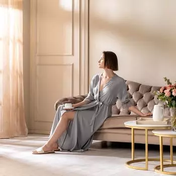 Халат Кристина цвет: серый (50)