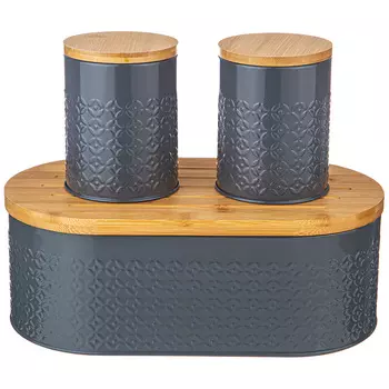 Хлебница и банки (34х18х12 см)