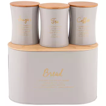 Хлебница и банки для сыпучих Cherie