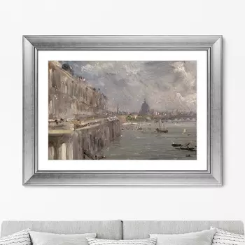 House Terrace from Waterloo Bridge, 1819г. (81х61 см)