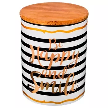 Банка для сыпучих продуктов Happy star (755 мл)