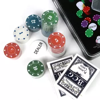 Игра настольная Покер (6х20х20 см)