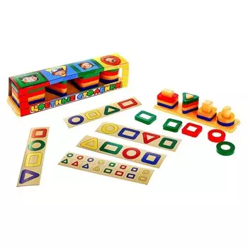 Игрушка Цветные столбики (Набор)