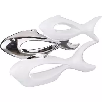 Фигурка Рыбки Серебряная Коллекция (6х21х35 см)