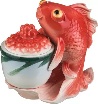 Икорница Золотая рыбка (15х8 см)