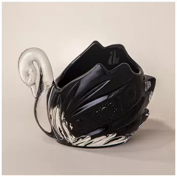 Икорница Лебедь (11х7х9 см)