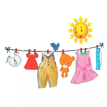 Наклейка интерьерная Детство (60х150 см)