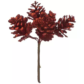 Искусственное растение Гроздь Шишек (13 см)