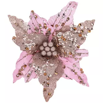 Искусственное растение Пуансетия (круглая 27 см)