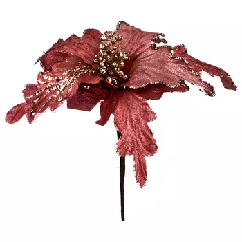 Искусственное растение Пуансетия (круглая 29 см)