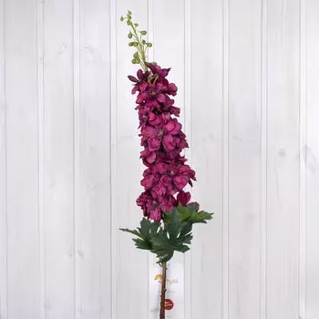 Искусственный цветок Delphinium Цвет: Темно-Фиолетовый (94 см)