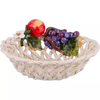 Изделие декоративное Корзина С Фруктами (27х9 см)