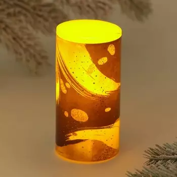 Электрическая свеча Абстракция (5х5х10 см)