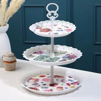 Этажерка Ажур в ассортименте (30х30х5 см)